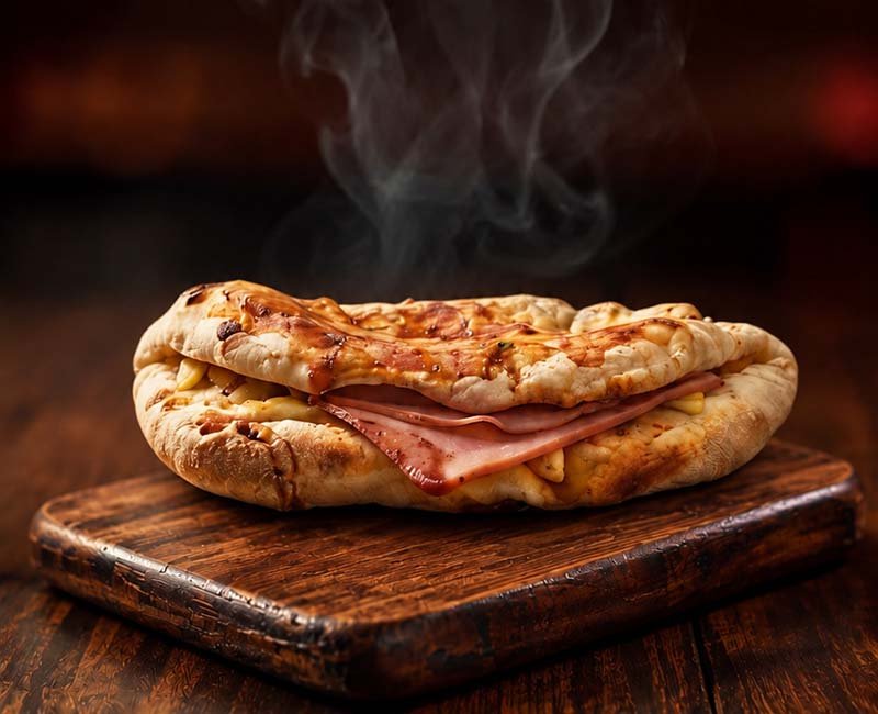 Pizzandwich hawaiano